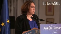 Ada Colau ofrece Barcelona a los migrantes del barco Aquarius