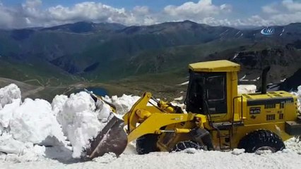 Bayburt’ta Haziran ayında karla mücadele