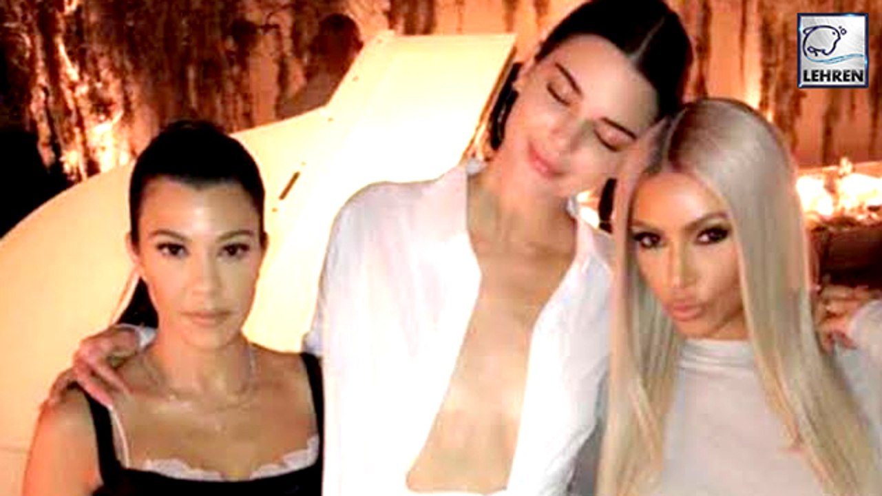 Kim Kardashian Goes Blonde While Kendall Goes Braless At Kanye’s Birthday Party