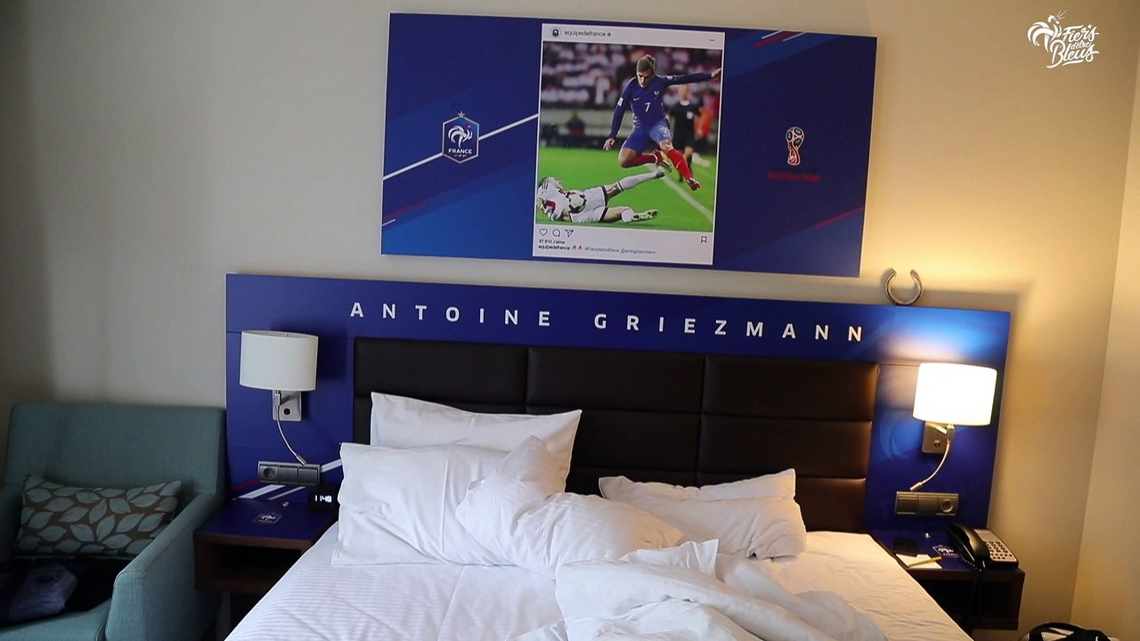 Dans la chambre d'Antoine Griezmann à Istra