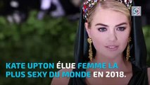 Kate Upton élue femme la plus sexy du monde en 2018