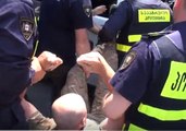 Anti-Government Protesters Arrested in Tbilisi, Georgia