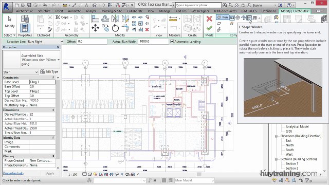 0702. _Tạo cầu thang kết cấu trong Revit mp4