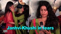 Janhvi & Khushi in tears at 'Dhadak' trailer launch