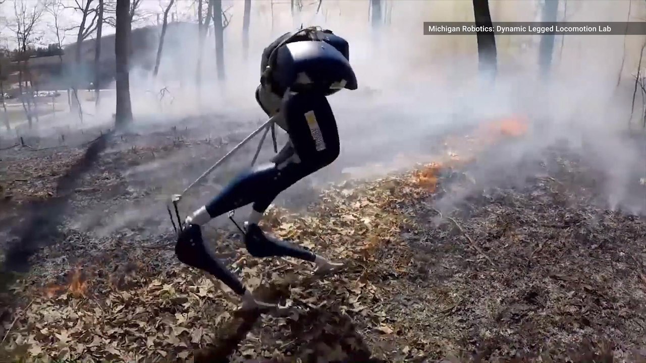 Watch Robot Casually Strut its Stuff Through Fire