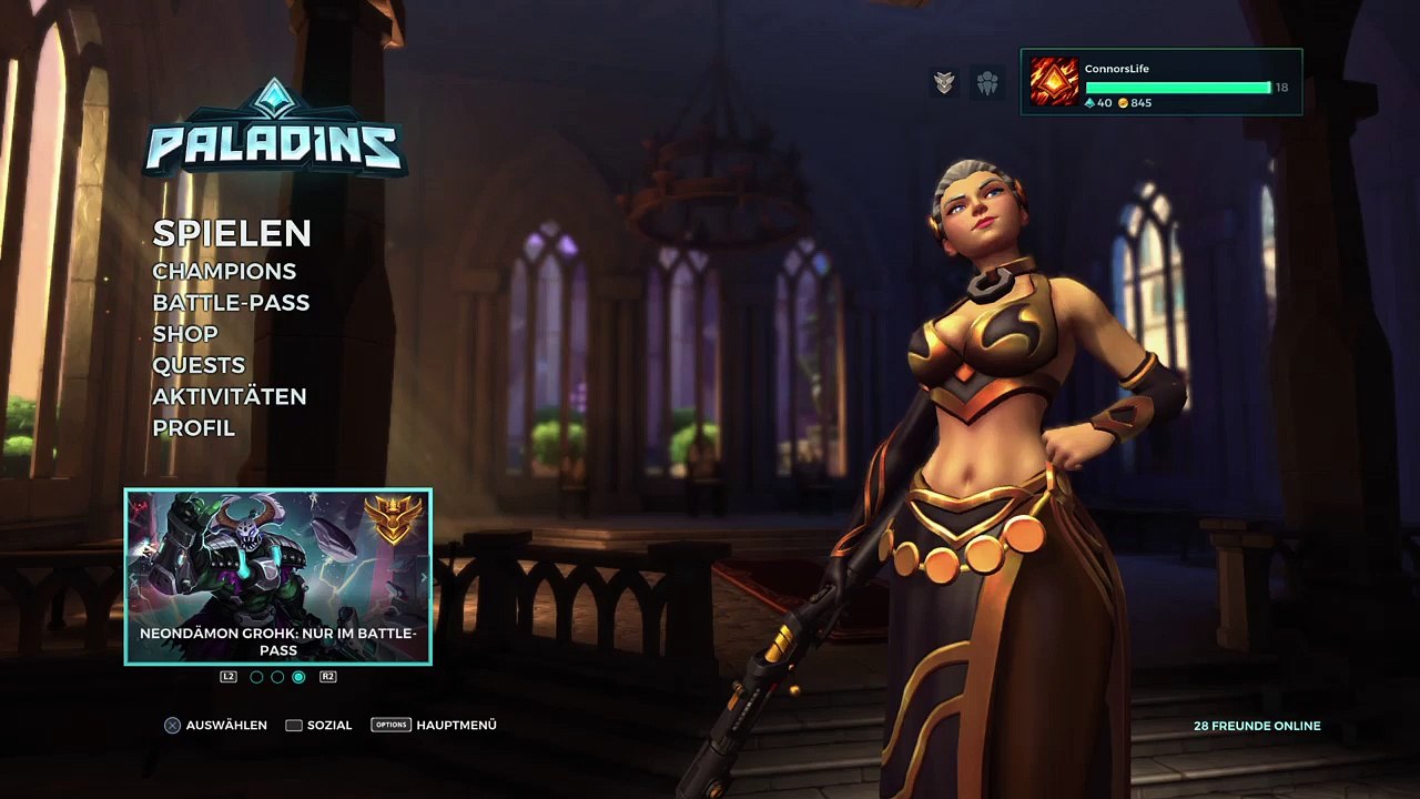 Paladins/Buck Gameplay (Bin neu hier)