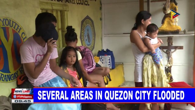 NEWS: Several areas in Quezon City flooded