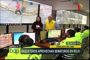 Cercado de Lima: ‘raqueteros’ aprovechan semáforos en rojo para robar