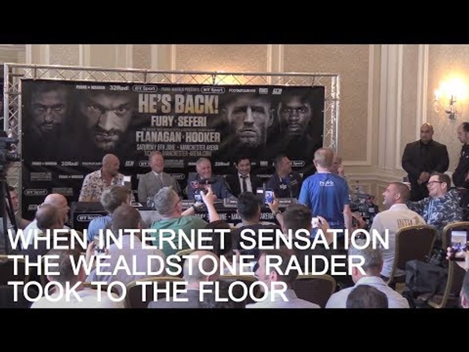 The Wealdtsone Raider Calls Out Tyson Fury At Pre-Bout Press Conference