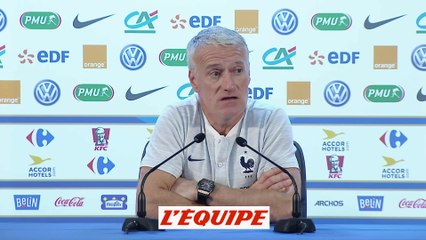 Download Video: Deschamps «Si vous attendez de Giroud qu'il dribble trois joueurs...» - Foot - CM 2018 - Bleus