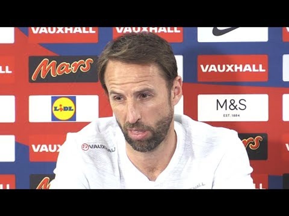 Gareth Southgate Press Conference - England v Costa Rica - Sympathises With Rose's Stance On Racism