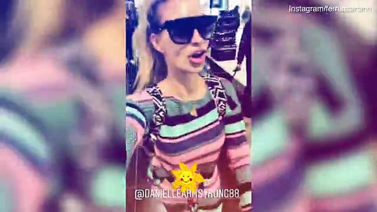 Ferne McCann slips her toned bikini body