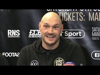 Tyson Fury Full Post Fight Press Conference - Returns To Ring With 4th Round Victory