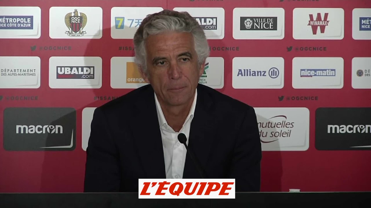 Rivère «On ne fait pas un pari avec Vieira» - Foot - L1 - Nice