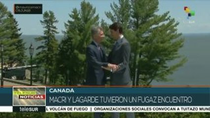 Titular del FMI cancela reunión con el pdte. argentino