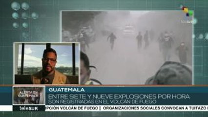 Volcán de Fuego mantiene actividad intensa; autorides en alerta