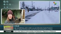 Alerta amarilla en Chile por las bajas temperaturas