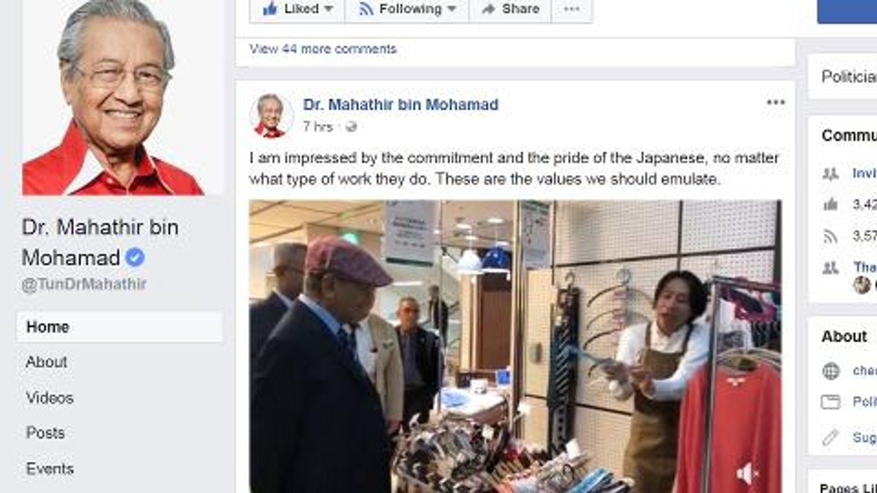 Dr M still very fond of Japan after Look East Policy