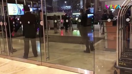 Rekaman Pengawalan Super Kim Jong Un di Marina Bay Sands