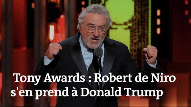 Les insultes de Robert de Niro contre Donald Trump coupées à la télévision américaine