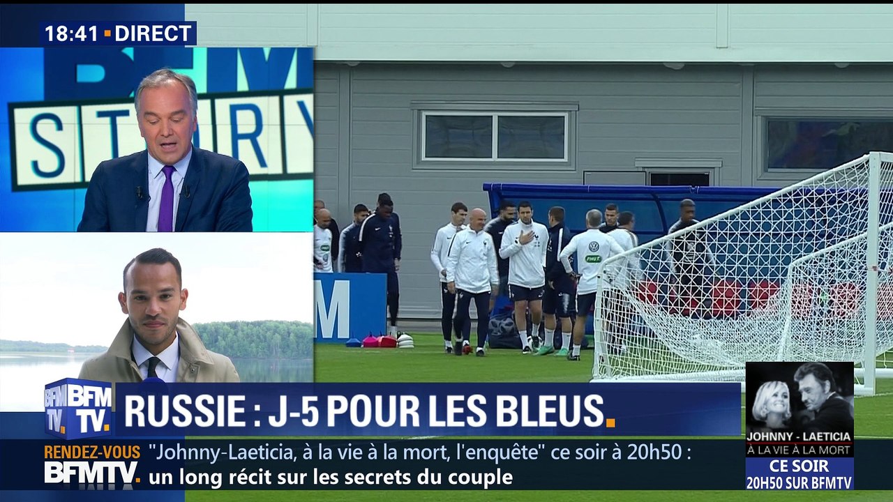 Coupe du monde 2018: première séance d'entraînement sur le sol russe pour les Bleus