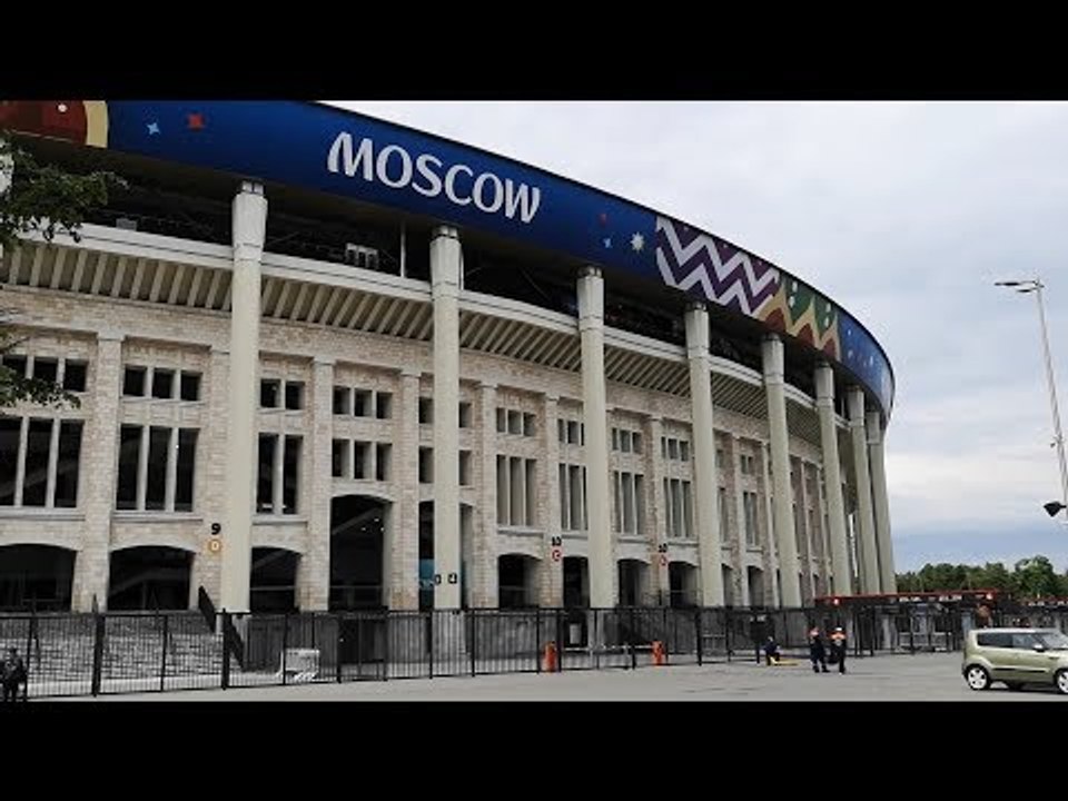Preparations Under Way At Luzhniki Stadium For...