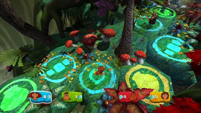 The Croods- Prehistoric Party (WiiU, Wii) Gameplay Part 2 - Jungle