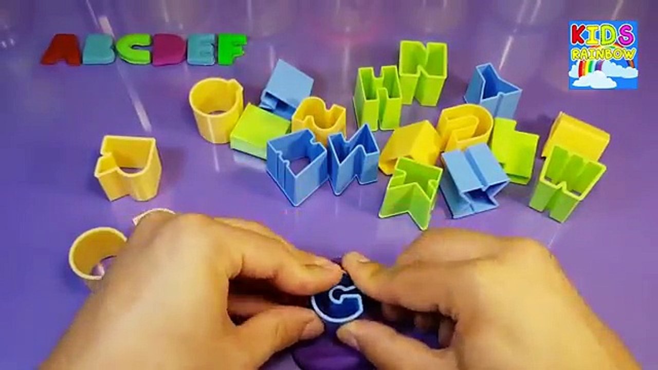 ABCD Clay ABC Play Doh A B C D Claydoh Alphabet Playdoh Infantil ...