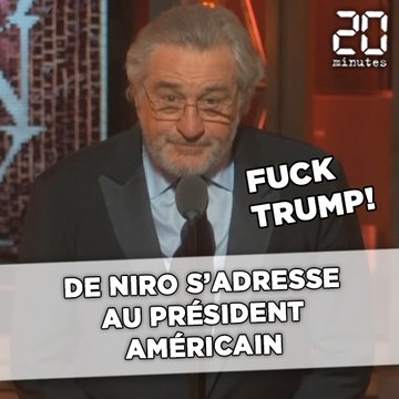 «Fuck Trump!»: Robert de Niro censuré aux Tony Awards