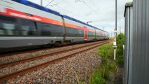 Compilation de train de Fret, TGV, TER et intercité Coradia Liner sur La Rochelle