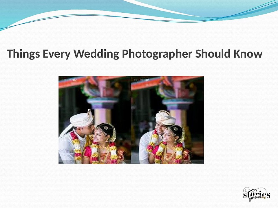 Things Every Wedding Photographer Should Know