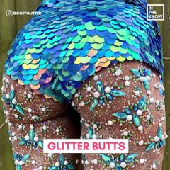 No pants? No problem. Glitter butts are this year's #1 festival fashion trend ✨