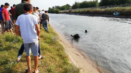 4 buçuk yaşındaki çocuk oyun oynadığı sırada sulama kanalına düştü
