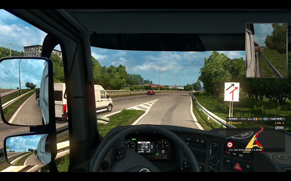 primer viaje de euro truck simulator 2
