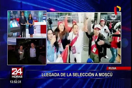 Moscú: cientos de hinchas asistieron al primer día de entrenamiento de la Bicolor