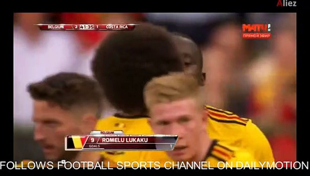 Buts Belgique - Costa Rica 4-1 / Résumé de match