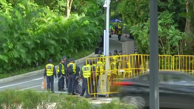 세기의 담판 앞둔 회담장 철통 경계 / YTN