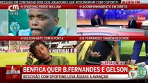 Benfica Quer Gelson Martins e Bruno Fernandes - 11 Junho 2018