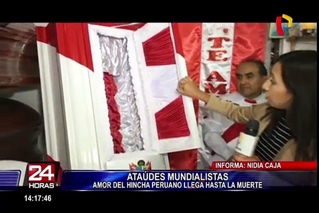 Fiebre Mundialistas: crean féretros con motivos alusivos a la Bicolor