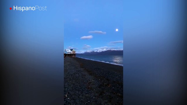 Así lucen las madrugadas en Alaska por estos días cercanos al verano