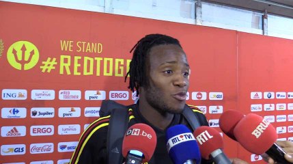 Michy Batshuayi: "Même si Romelu est un ex-anderlechtois, ça peut aller nous deux"