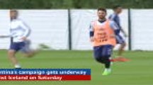 Messi trains ahead of Argentina opener