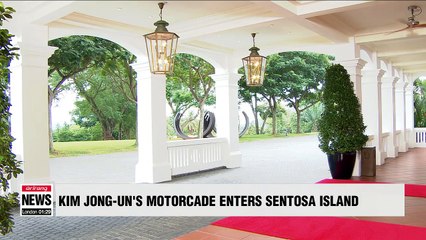 Download Video: Kim Jong-un about to enter sentosa island