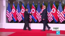 Donald Trump et Kim Jong-un ont entamé leur sommet par une poignée de main