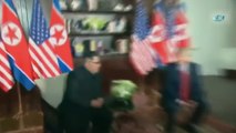 ABD Başkanı Donald Trump ile Kuzey Kore Lideri Kim Jong-un, Singapur’da bir araya geldi