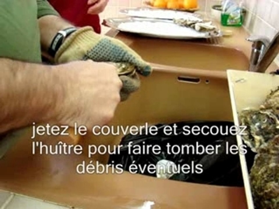 Ouverture des huitres