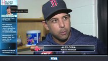 Alex Cora talks about having Mookie Betts back in the lineup