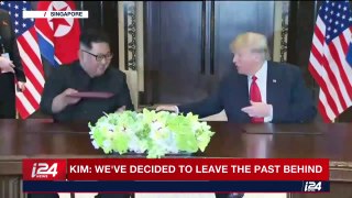Trump, Kim sign 'comprehensive' joint document