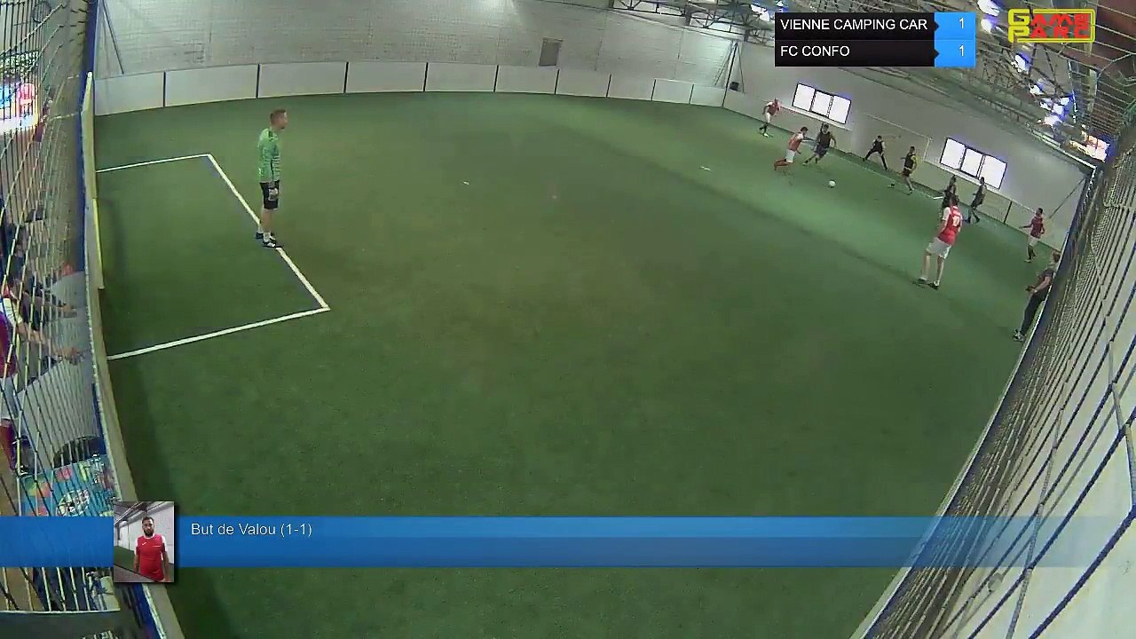 But de Valou (1-1) - VIENNE CAMPING CAR Vs FC CONFO - 11/06/18 20:00 - LIGUE 3 - Poitiers Game Parc
