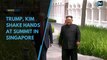 Trump, Kim shake hands at summit in Singapore